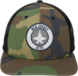 NJ Jets New Era Snapback Low Profile Trucker Cap