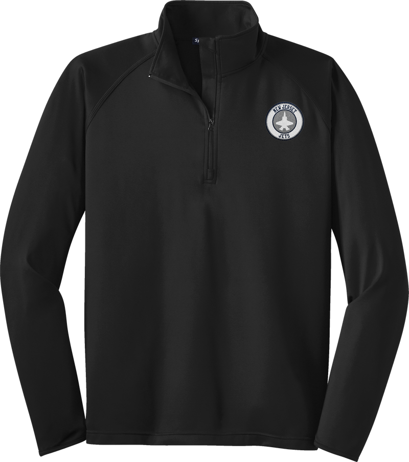 NJ Jets Sport-Wick Stretch 1/4-Zip Pullover