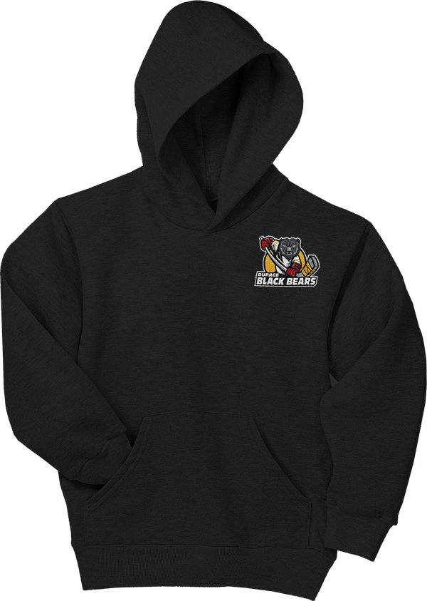 Dupage Black Bears Youth EcoSmart Pullover Hooded Sweatshirt