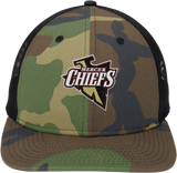 Mercer Chiefs New Era Snapback Low Profile Trucker Cap