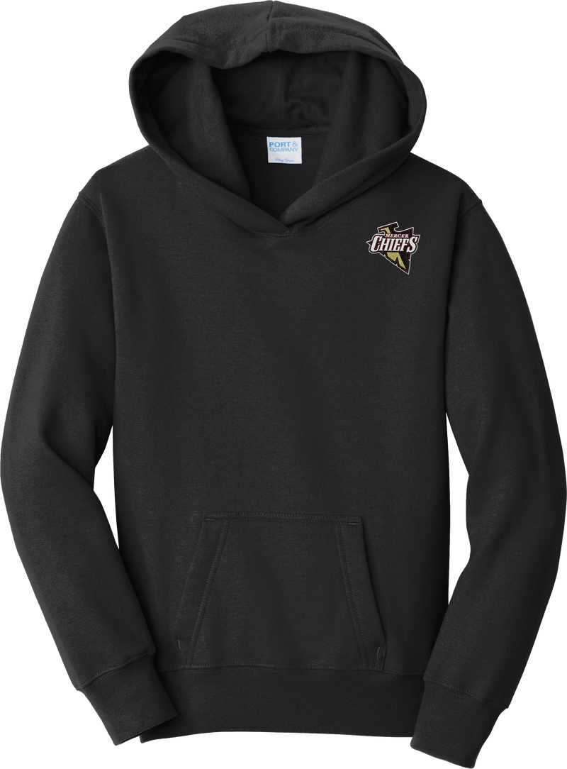 Mercer Chiefs Youth Fan Favorite Fleece Pullover Hooded Sweatshirt