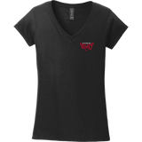 York Devils Softstyle Ladies Fit V-Neck T-Shirt