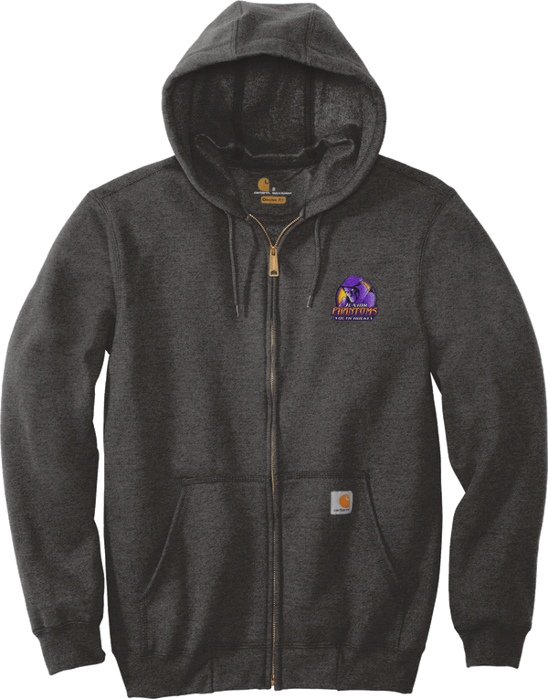 Jr. Phantoms Carhartt Midweight Hooded Zip-Front Sweatshirt