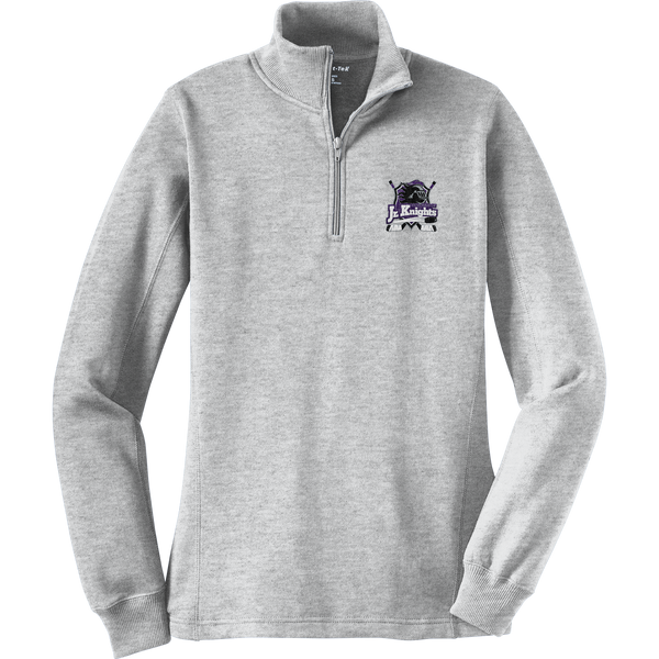 Old Bridge Jr. Knights Ladies 1/4-Zip Sweatshirt