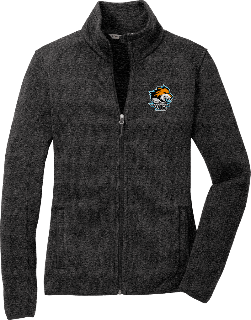 Woodridge Wild Ladies Sweater Fleece Jacket