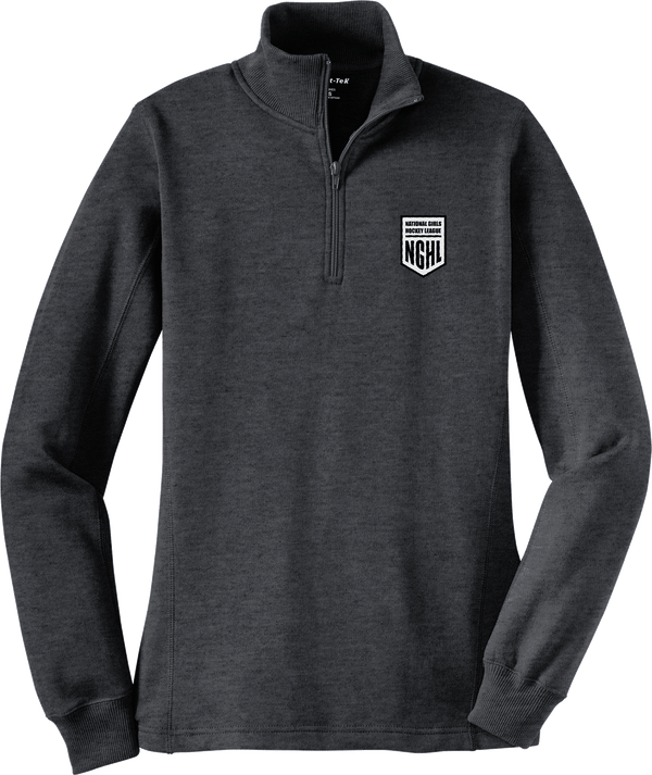 NGHL Ladies 1/4-Zip Sweatshirt