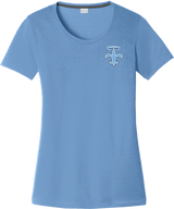 Ramapo Saints Ladies PosiCharge Competitor Cotton Touch Scoop Neck Tee