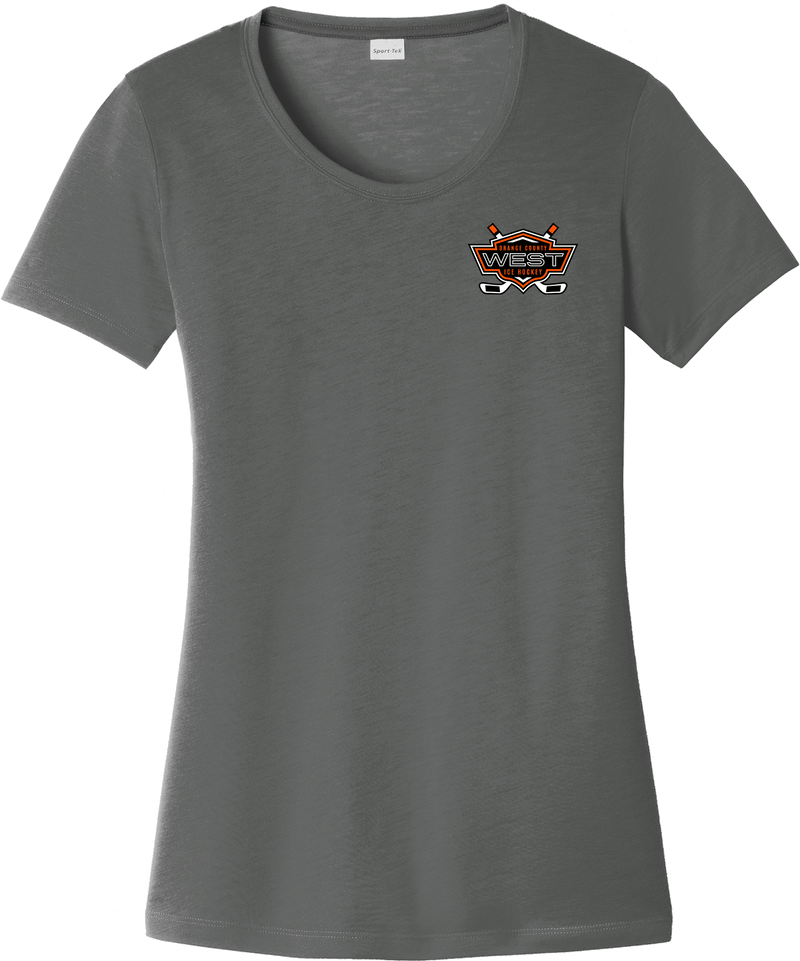 Orange County West Ladies PosiCharge Competitor Cotton Touch Scoop Neck Tee