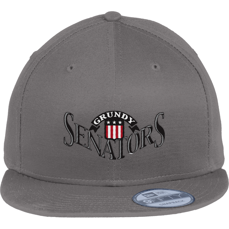 Grundy Senators New Era Flat Bill Snapback Cap