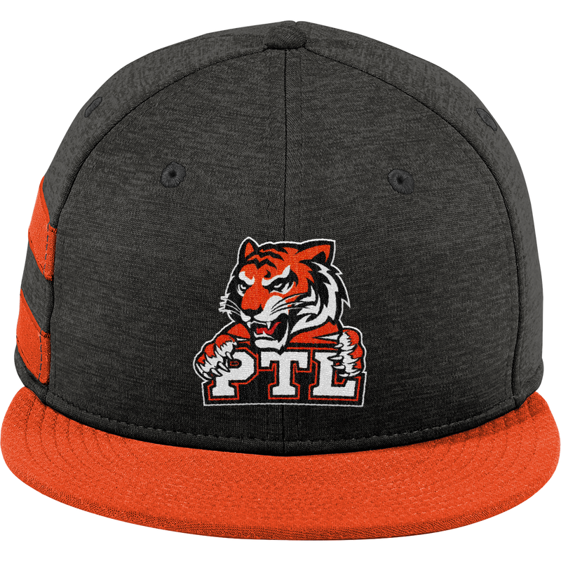 Princeton Tiger Lilies New Era Shadow Heather Striped Flat Bill Snapback Cap