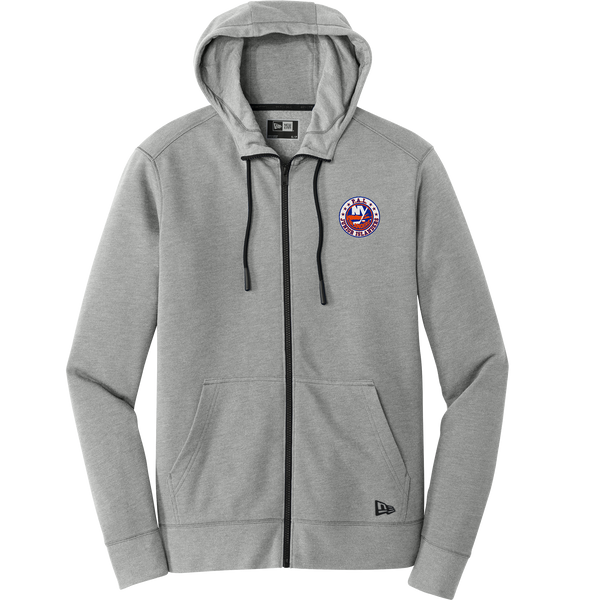 PAL Jr. Islanders New Era Tri-Blend Fleece Full-Zip Hoodie