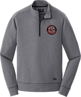 Palmyra Black Knights New Era Tri-Blend Fleece 1/4-Zip Pullover