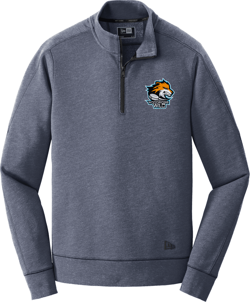 Woodridge Wild New Era Tri-Blend Fleece 1/4-Zip Pullover