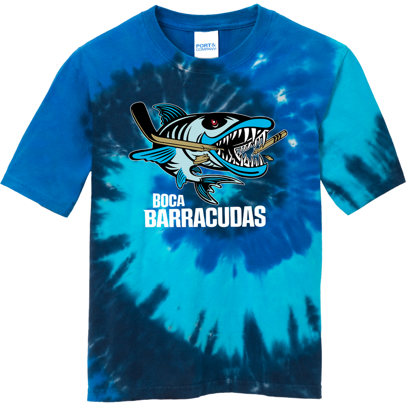 Boca Barracudas Youth Tie-Dye Tee