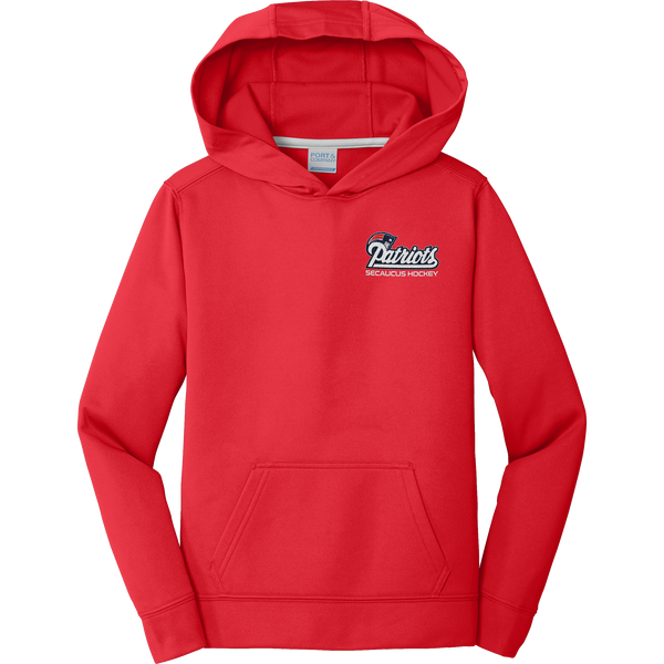 Secaucus Patriots Youth Performance Fleece Pullover Hooded Sweatshirt