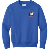 CT Whalers Tier 1 Youth Core Fleece Crewneck Sweatshirt