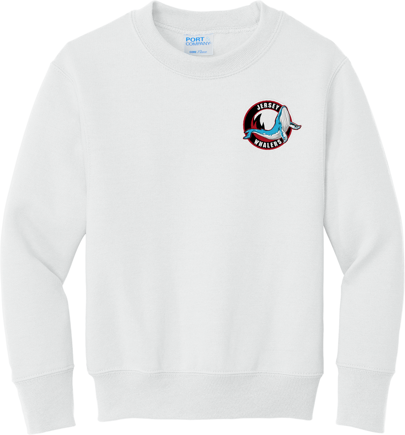 Jersey Shore Whalers Youth Core Fleece Crewneck Sweatshirt