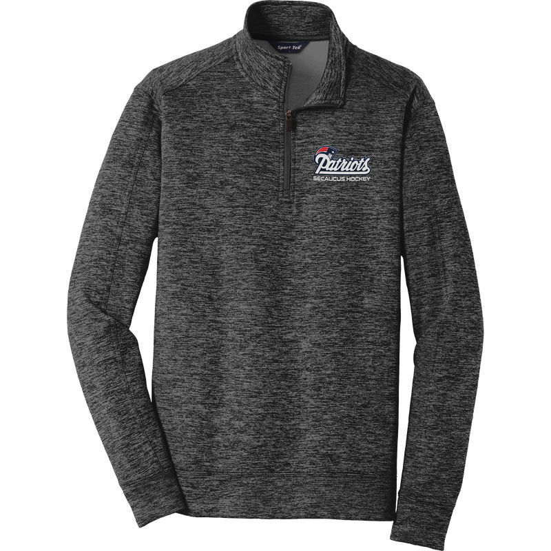 Secaucus Patriots PosiCharge Electric Heather Fleece 1/4-Zip Pullover