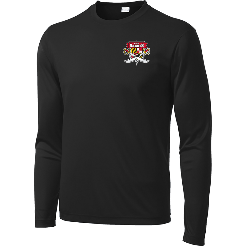 SOMD Lady Sabres Long Sleeve PosiCharge Competitor Tee