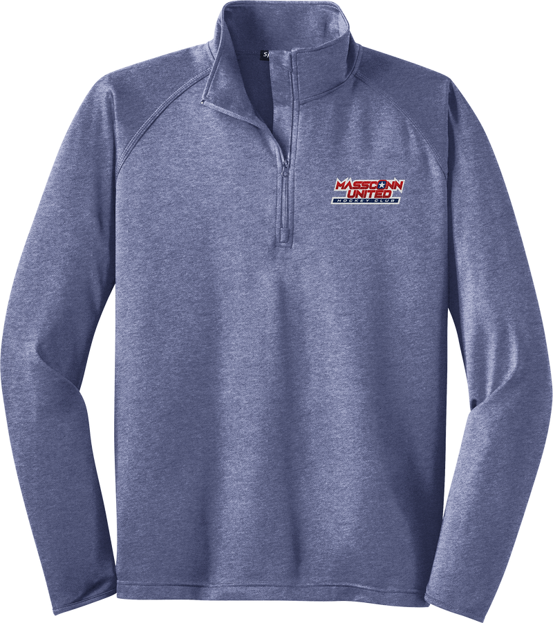 Mass Conn United Sport-Wick Stretch 1/4-Zip Pullover