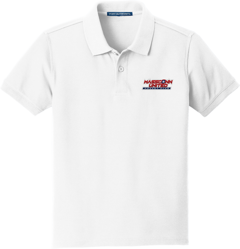 Mass Conn United Youth Core Classic Pique Polo