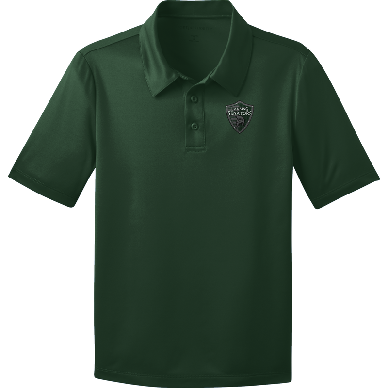 Lansing Senators Youth Silk Touch Performance Polo