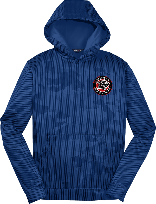 Palmyra Black Knights Youth Sport-Wick CamoHex Fleece Hooded Pullover