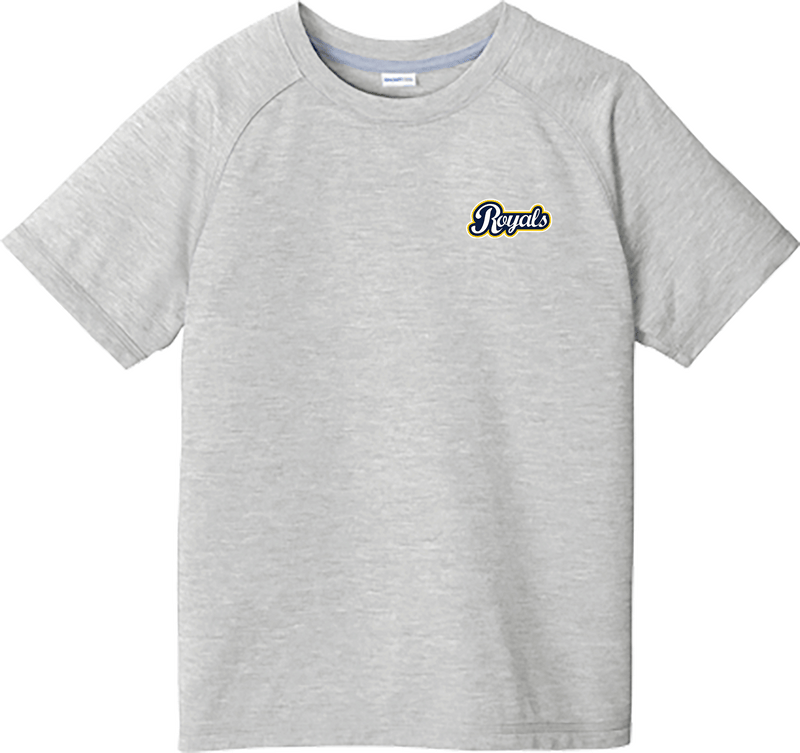 Royals Hockey Club Youth PosiCharge  Tri-Blend Wicking Raglan Tee